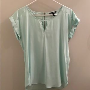 Light, mint green blouse